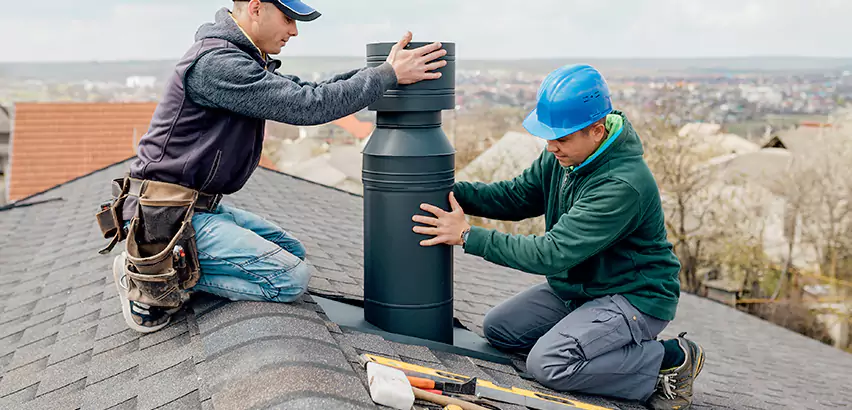 Chimney Flashing Replacement for Storm Damage in Evanston