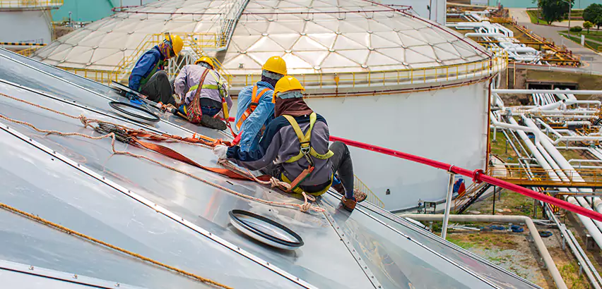 Emergency Commercial Roof Repair in Evanston