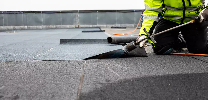 Residential Flat Roof Repair in Evanston