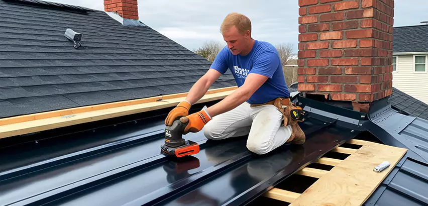 Metal Barn Roof Replacement in Evanston