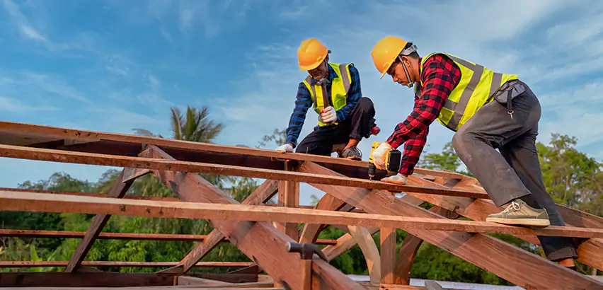 Mobile Home Roof Truss Repair in Evanston