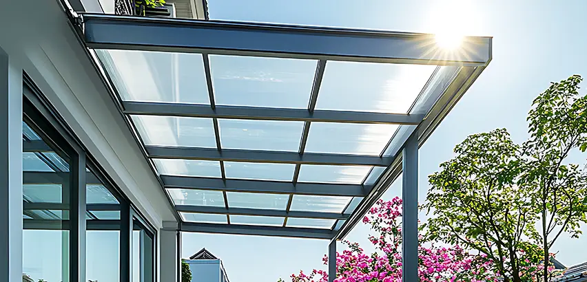 Glass Patio Roof Installation in Evanston