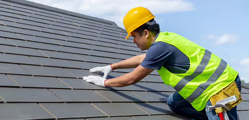 Slipped Slate Repair in Evanston