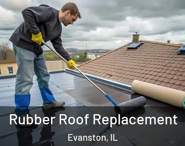  Rubber Roof Replacement Evanston, IL